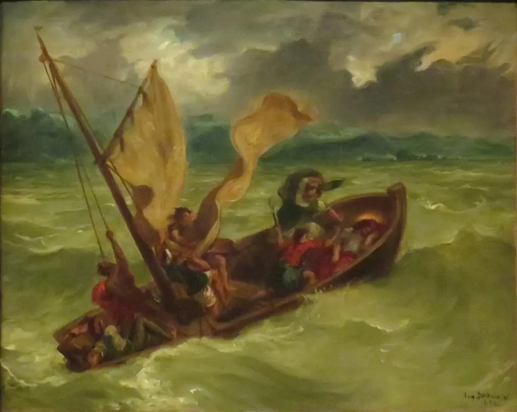 Christ on the Sea of Galilee, by Eugène Delacroix