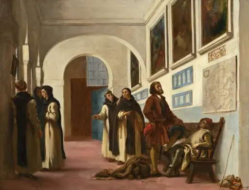 Christopher Columbus and His Son at La Rábida, by Eugène Delacroix