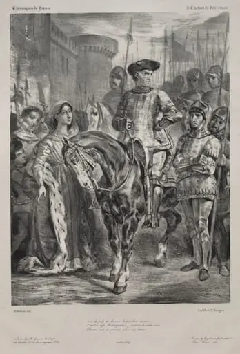 Duguesclin, by Eugène Delacroix