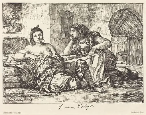 Femmes d'Alger, by Eugène Delacroix