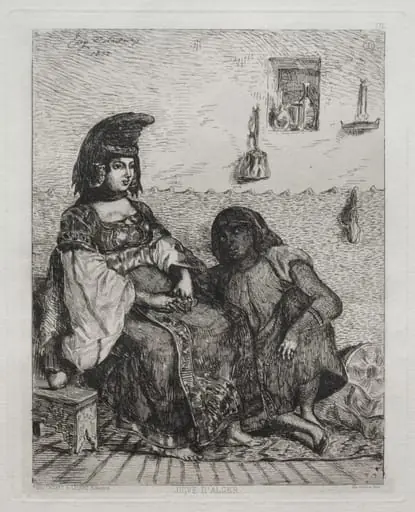 Jewish Woman of Algiers, by Eugène Delacroix