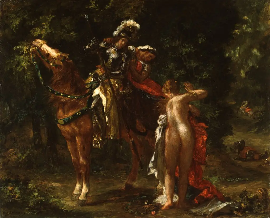 Marphise, by Eugène Delacroix