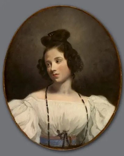 Mlle. Alexandrine-Julie de la Boutraye, by Eugène Delacroix