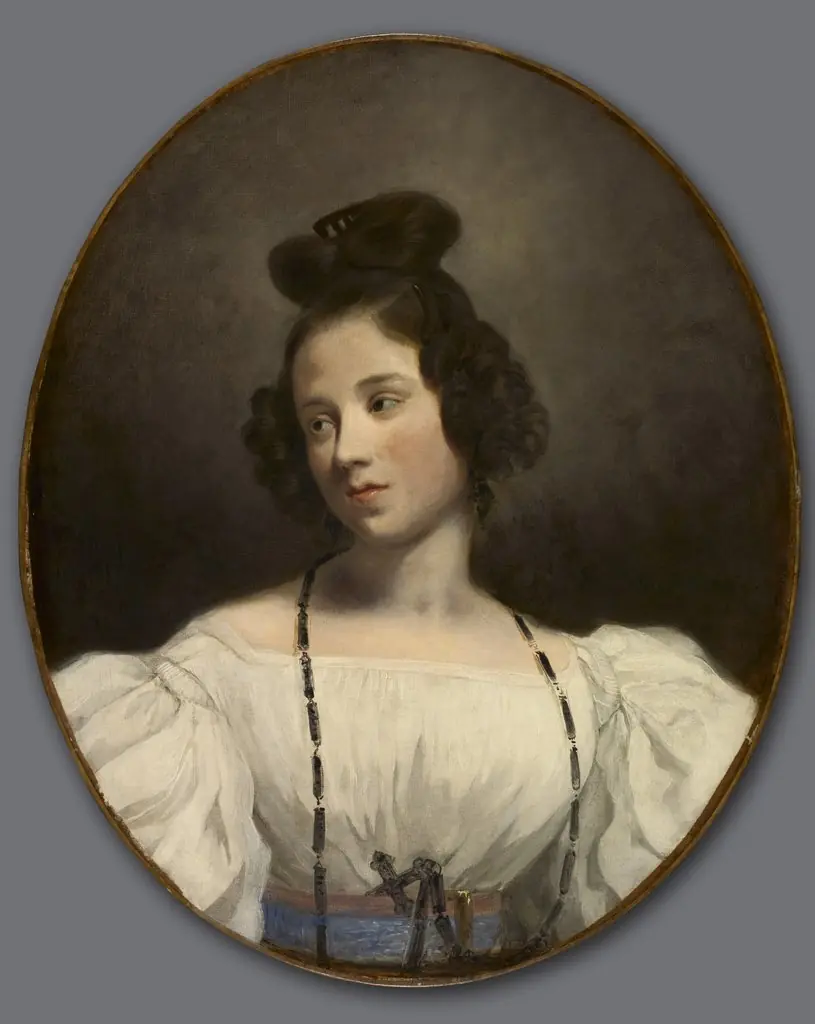 Mlle. Alexandrine-Julie de la Boutraye, by Eugène Delacroix