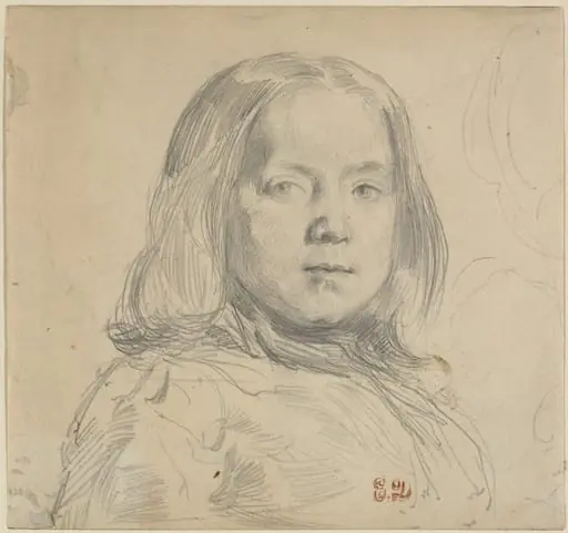 Portrait of a Child, by Eugène Delacroix