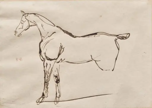 Study of a Horse, by Eugène Delacroix