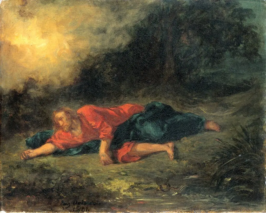 The Agony in the Garden, by Eugène Delacroix, 1851