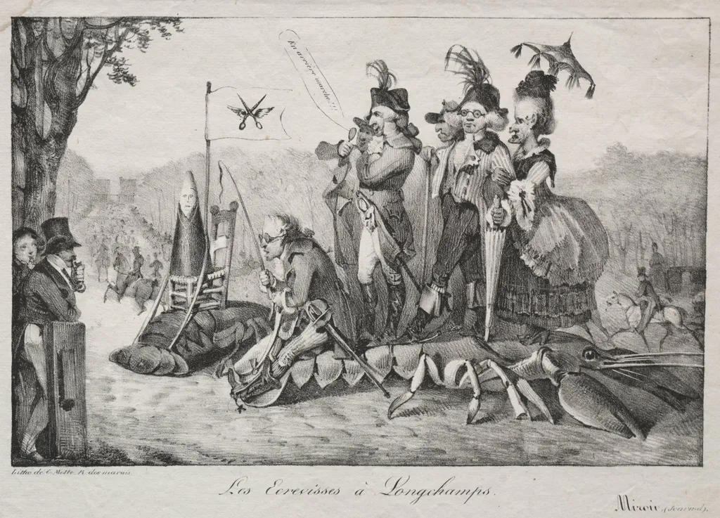 The Crayfish of Longchamps, by Eugène Delacroix, 1822
