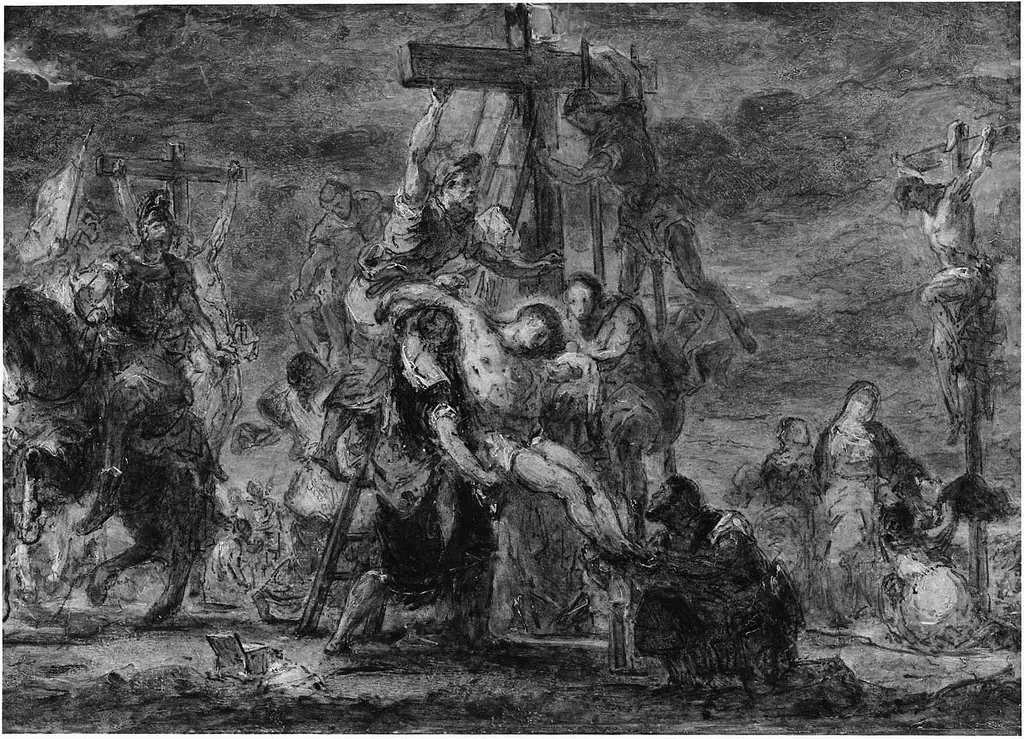 The Descent from the Cross, by Eugène Delacroix