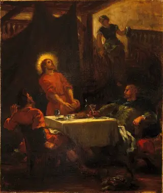 The Disciples at Emmaus, or The Pilgrims at Emmaus — Eugène Delacroix