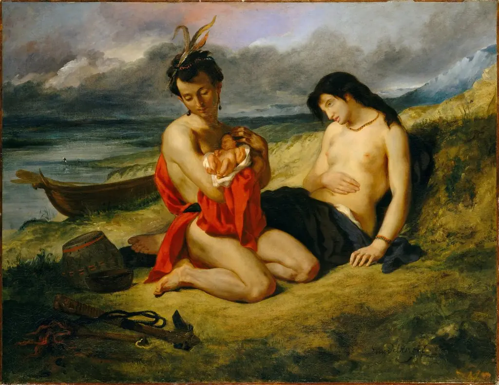 The Natchez, by Eugène Delacroix