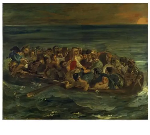 The Shipwreck of Don Juan: A Sketch, by Eugene Delacroix