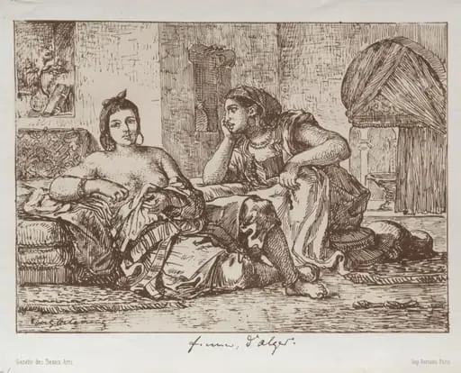 Women of Algiers, by Eugène Delacroix