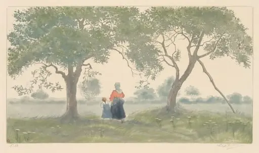 Les Pommiers, by Eugène Delâtre