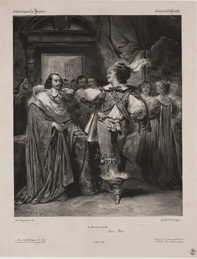 Chronicles of France: Scene of the Fronde - The Prince of Condé, by Eugène Devéria