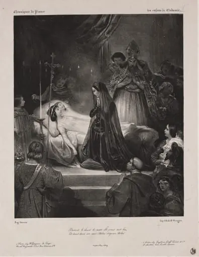 Chronicles of France:  The Children of Clodomir, by Eugène Devéria