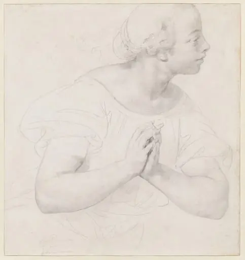 Study of an Angel, by Eugène Devéria