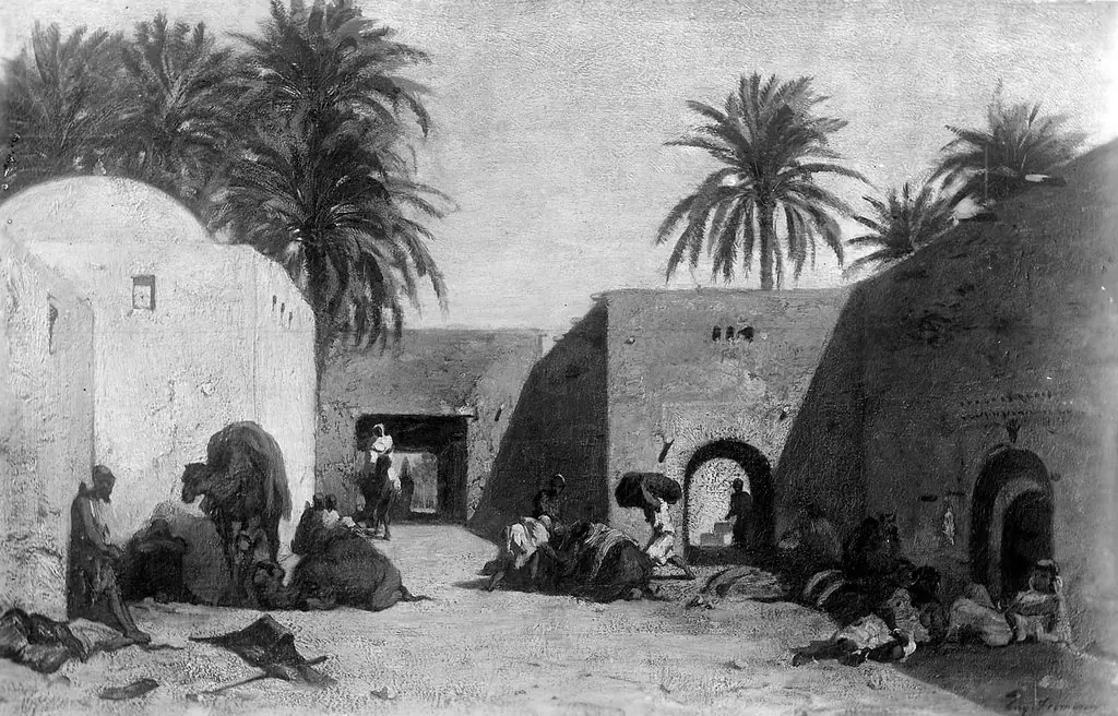 Khan in Algiers, by Eugène Fromentin