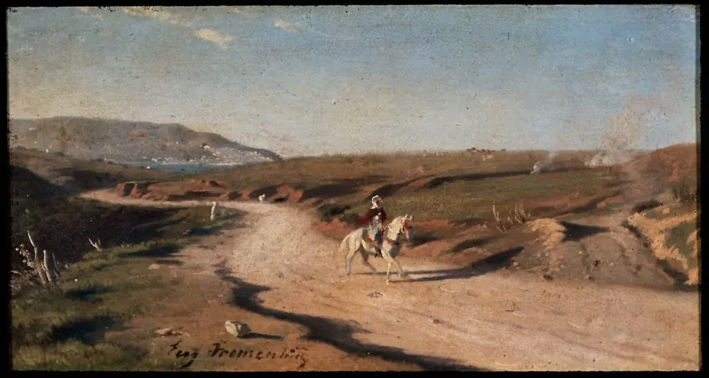 North African Landscape, by Eugène Fromentin