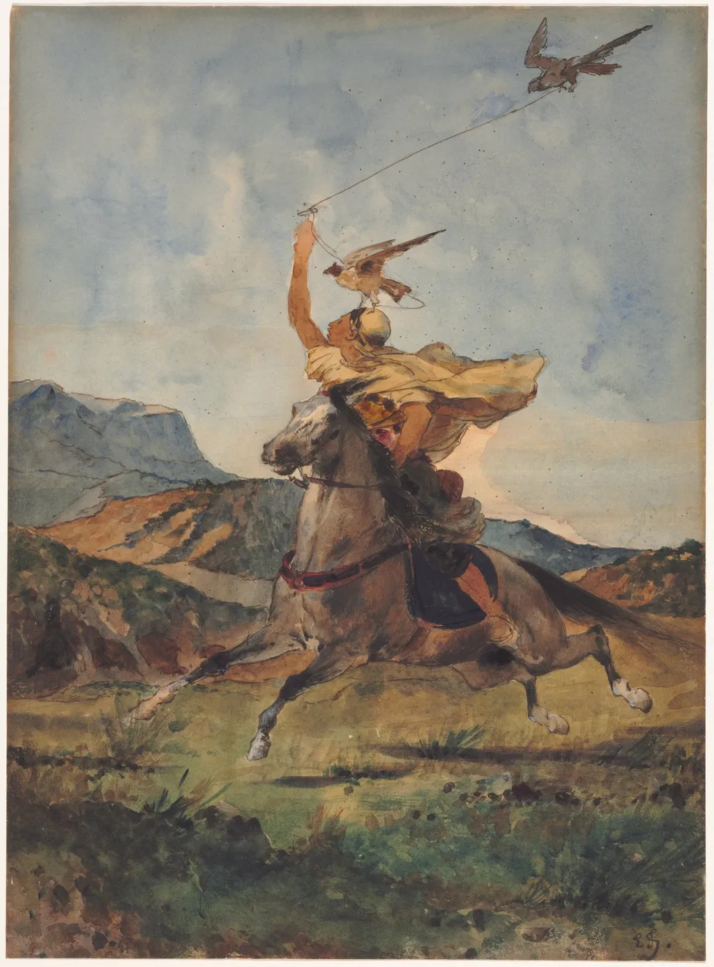 The Falconer, by Eugène Fromentin, 1864