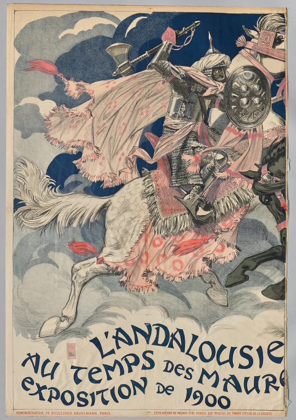 Andalusia at the Time of the Moors (left side), by Eugène Grasset, 1900