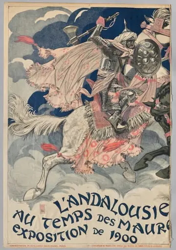 Andalusia at the Time of the Moors (left side), by Eugène Grasset