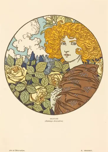 Jalousie (Jealousy), by Eugène Grasset