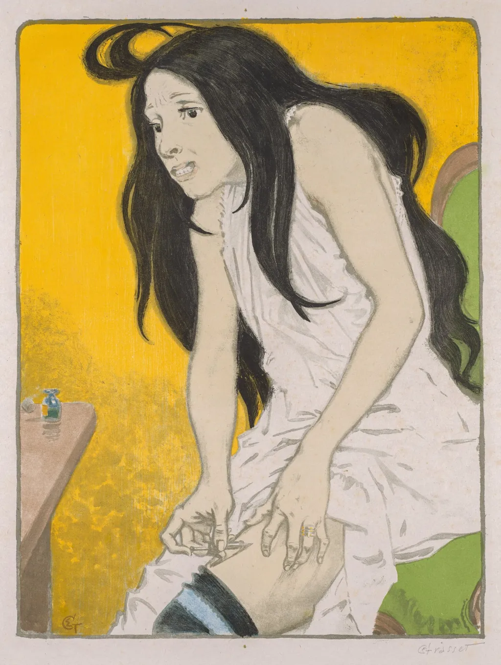 Morphine Addict, by Eugène Grasset, 1897