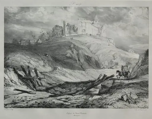 Église de St. Nectaire, by Eugène Isabey