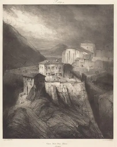 Eglise Saint-Jean, Thiers, by Eugène Isabey