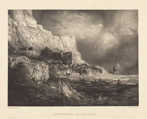 Environs de Dieppe, by Eugène Isabey