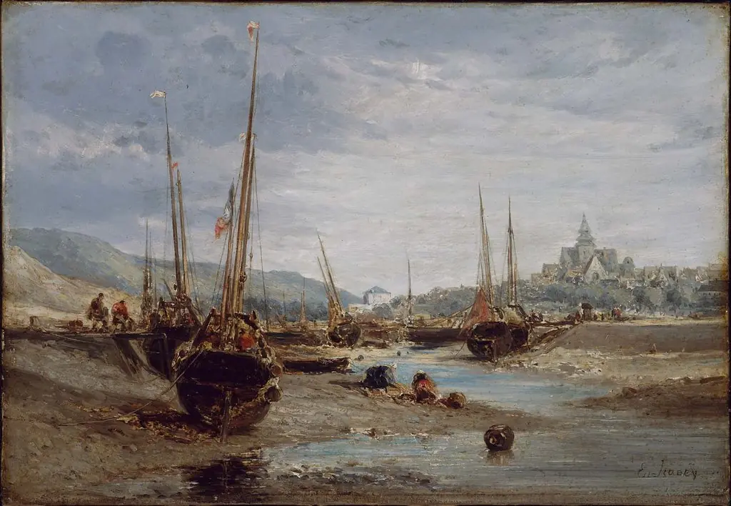 Harbor View, by Eugène Isabey