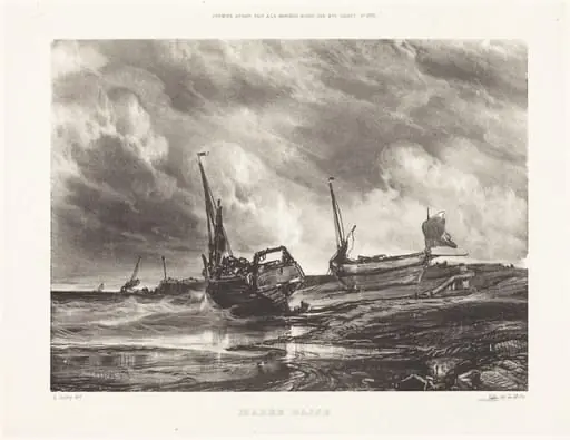 Marée Basse (Low Tide), by Eugène Isabey