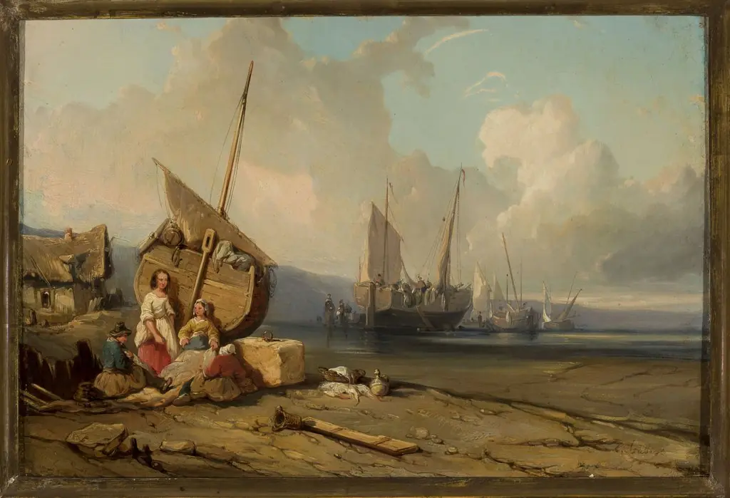 Seaside, by Eugène Isabey