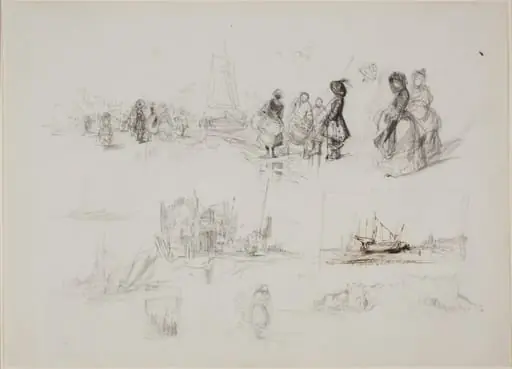 Seaside Studies, by Eugène Isabey