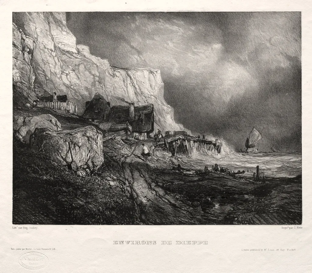 Six Marines: Environs de Dieppe, by Eugène Isabey, 1833