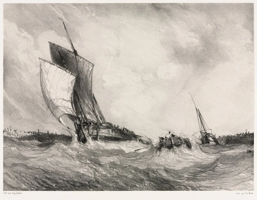 Six Marines: Return to Port, by Eugène Isabey, 1833