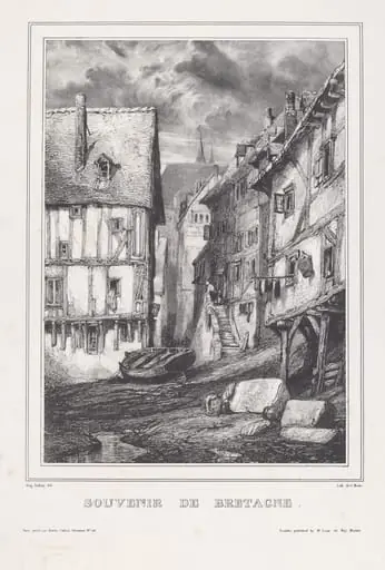 Souvenir de Bretagne, by Eugène Isabey
