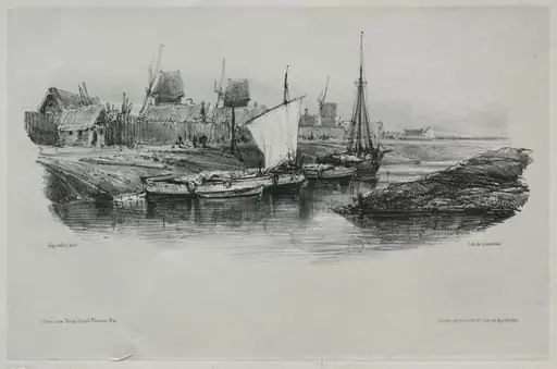 Souvenirs: Canal Bank, by Eugène Isabey