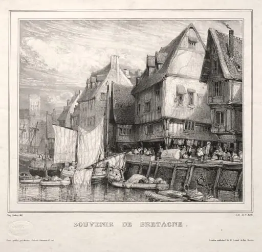 Souvenirs: Souvenir of Brittany, by Eugène Isabey
