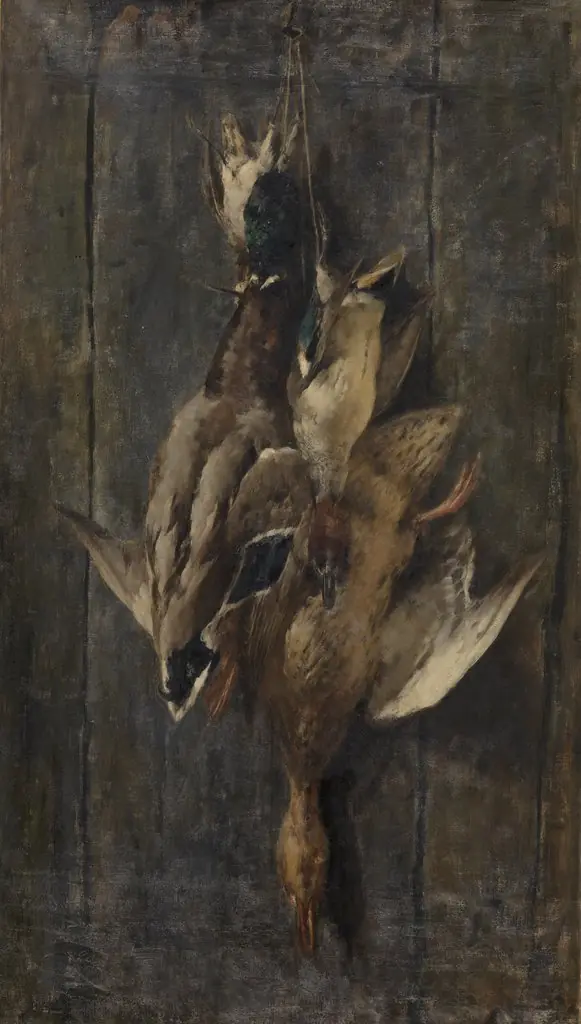 Waterfowl, by Eugène Joors