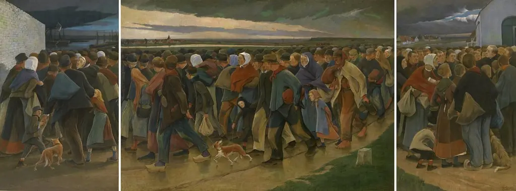 Emigrants, by Eugène Laermans