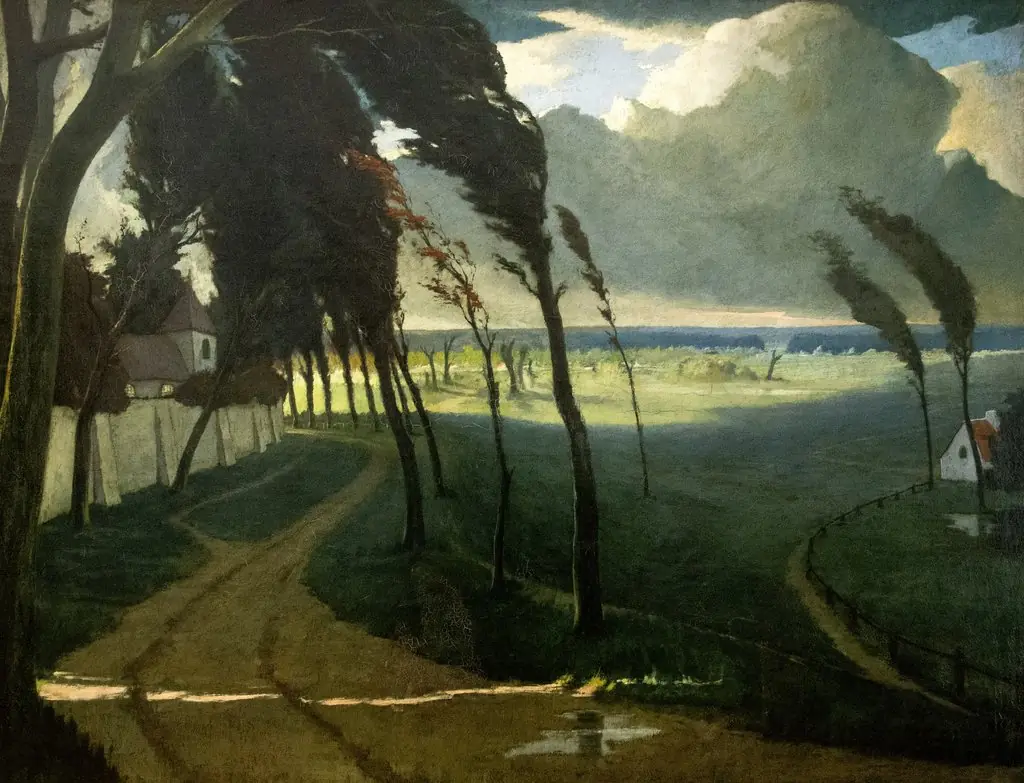 Storm, by Eugène Laermans