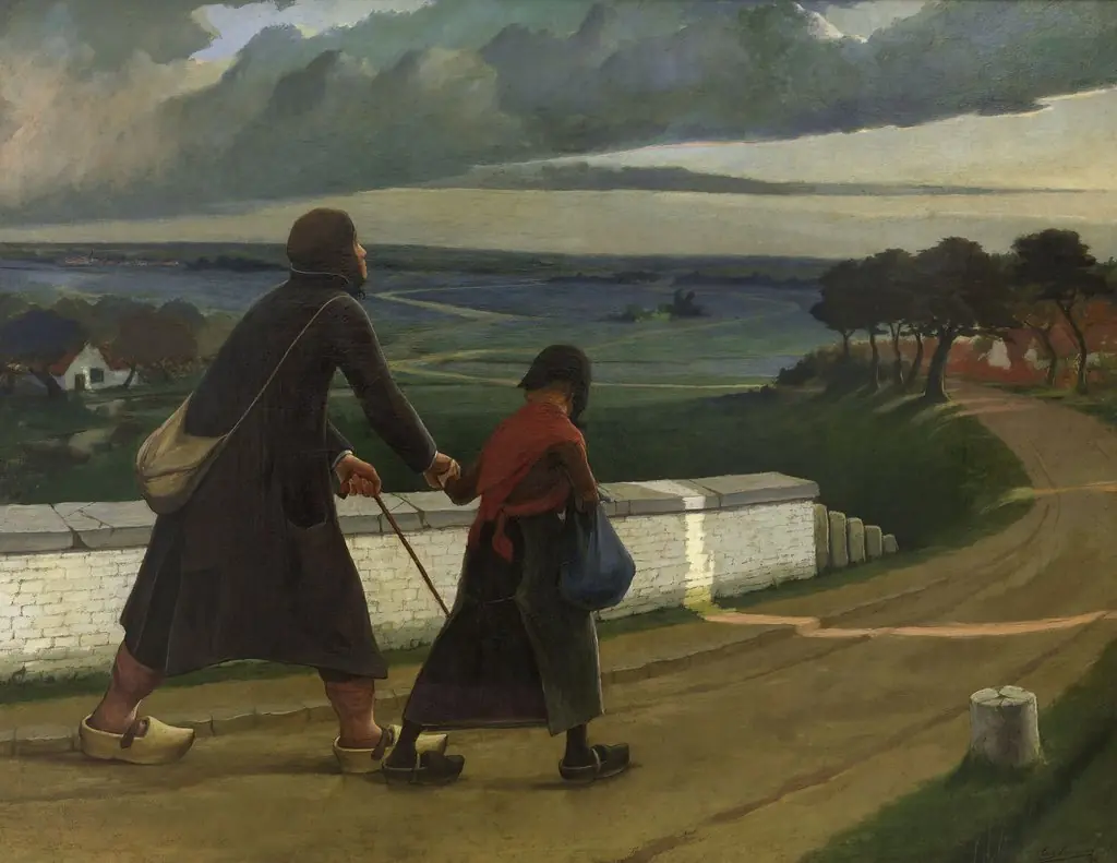 The blind one, by Eugène Laermans