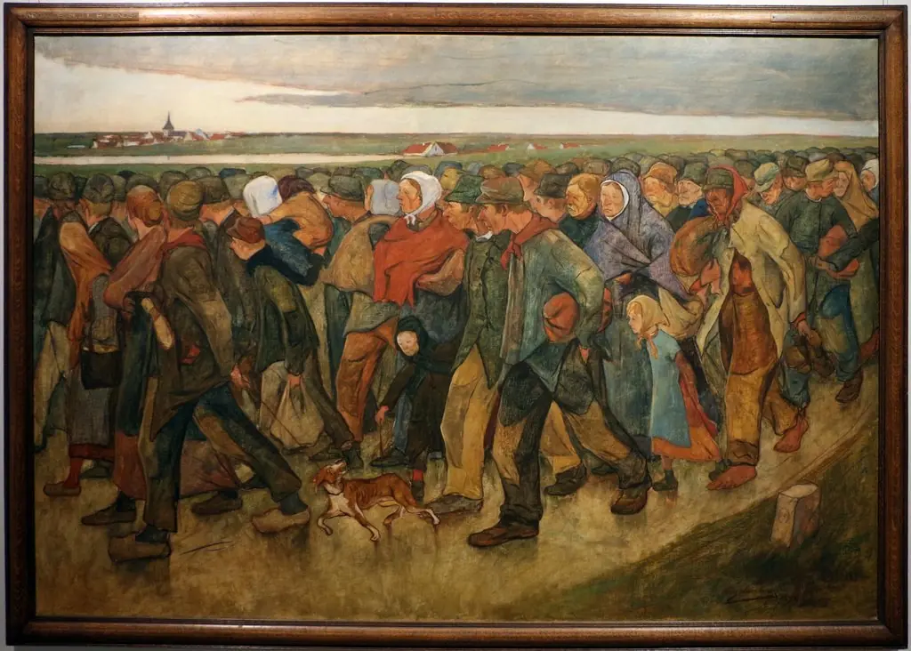 The Emigrants, by Eugène Laermans