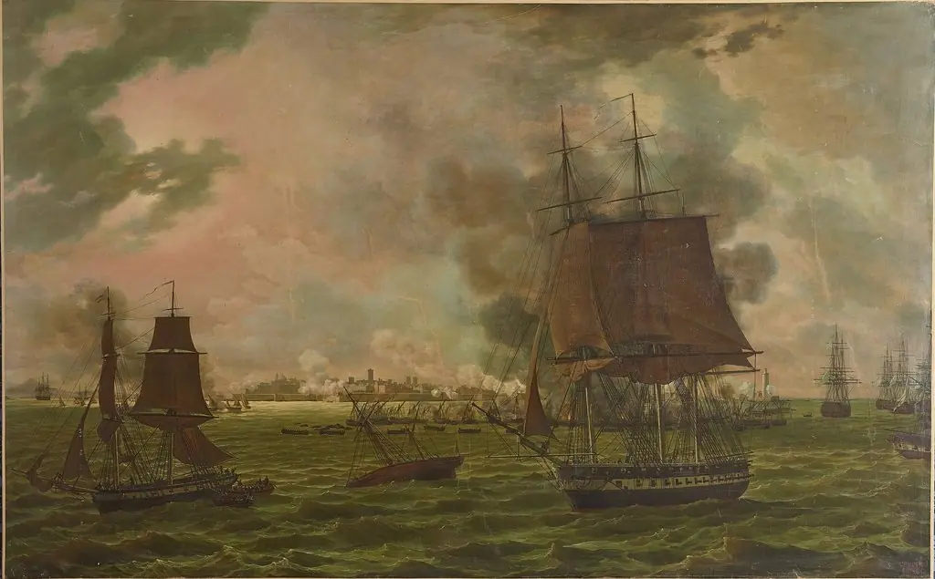 Bombardement de Cadix par l'escadre française, 23 septembre 1823, by Eugène Lami