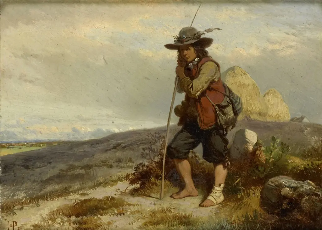 Shepherd boy, by Eugène Le Poittevin