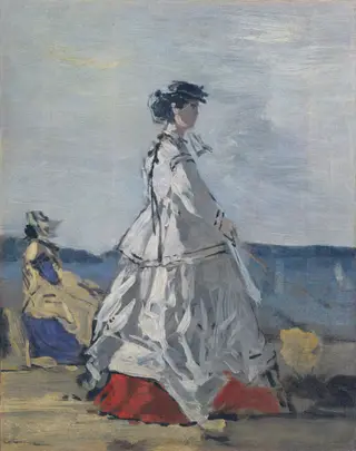 Princess Pauline Metternich (1836–1921) on the Beach