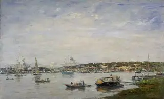 The Port of Bordeaux, by Eugène Louis Boudin, 1874