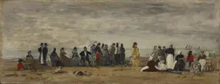 Trouville, by Eugène Louis Boudin
